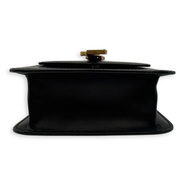 Kaia Crossbody Bag Black in Calfskin, Gold hardware - Image 5