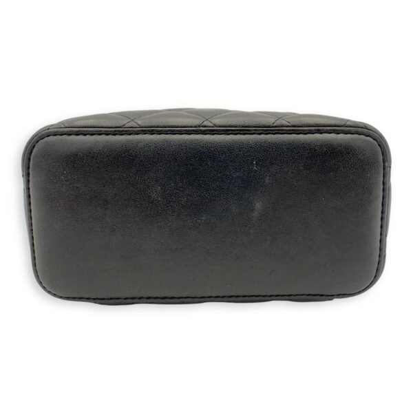 CC Vanity Bag Black in Lambskin, Gold hardware - Image 7