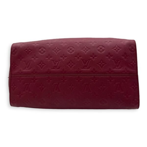 Lumineuse PM Red Tote Bag in Empreinte Leather, Gold hardware - Image 5