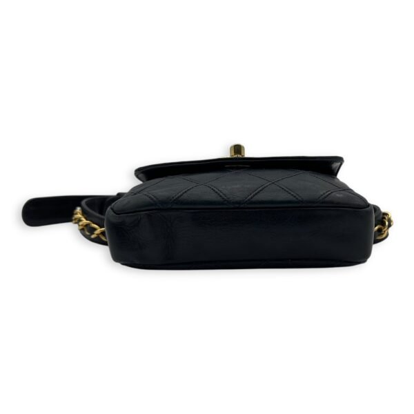 CC 65/26 Blue Belt Bag in Lambskin, Gold hardware - Image 5