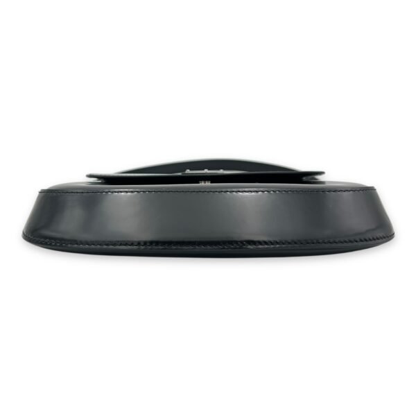 Cleo Shoulder Bag Black in Calfskin, Silver hardware - Image 5