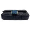 Baguette Blue Shoulder Bag in Calfskin, Gold hardware - Image 5