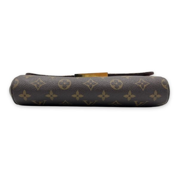 Favourite Crossbody Bag Brown in Monogram Coated Canvas, Gold hardware - Image 5