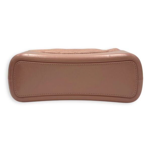 Gabrielle Crossbody Bag Medium Pink in Calfskin, Gold hardware - Image 5