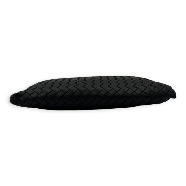 Intrecciato Pouch Black in Lambskin, Ruthenium hardware - Image 5