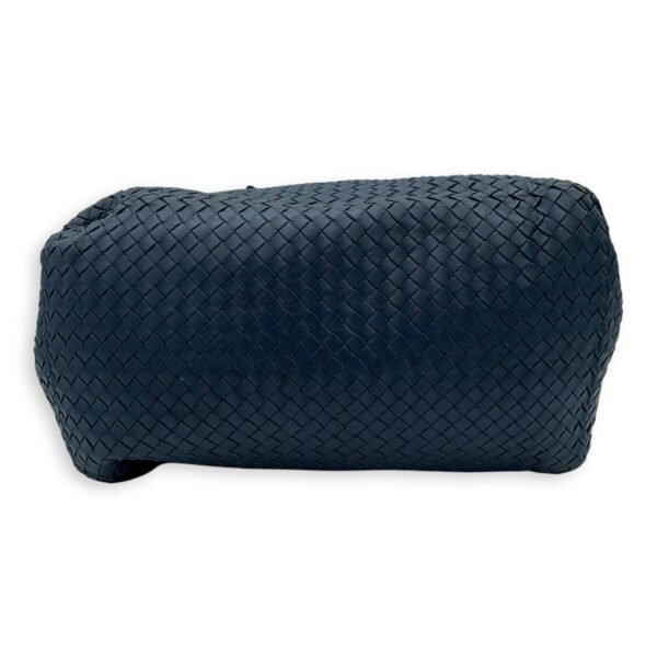Intrecciato Shoulder Bag Blue in Lambskin, Ruthenium hardware - Image 5