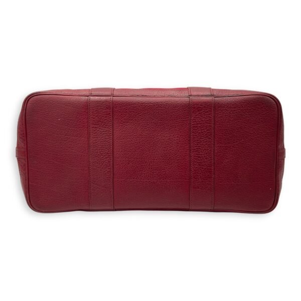 Garden Party 36 Rouge Imperial Top Handle Bag in Canvas, Silver hardware - Image 5
