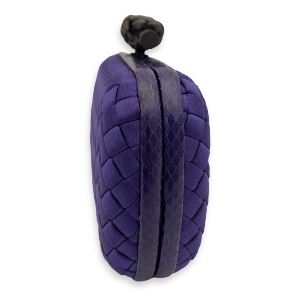 Knot Clutch Purple in Others, Ruthenium hardware - Image 5