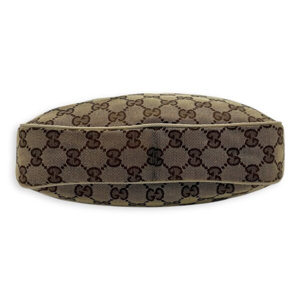 GG Shoulder Bag Brown in Canvas, Gold hardware - Image 5
