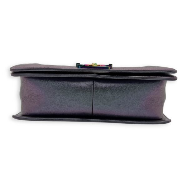 Boy Medium Iridescent Shoulder Bag in Goat Leather, Iridescent hardware - Image 5