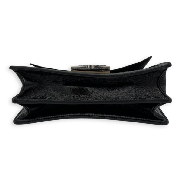 Dauphine Reverse Giant MM Brown Shoulder Bag in Coated Canvas, Silver hardware - Image 5