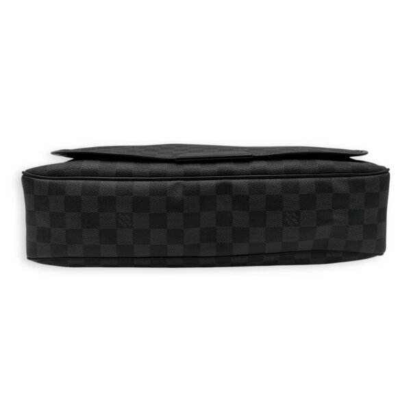 Daniel Messenger MM Graphite in Coated Canvas, Silver hardware - Image 9