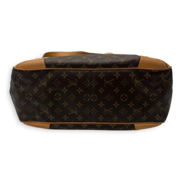 Estrela GM Brown Shoulder Bag in Monogram Coated Canvas, Gold hardware - Image 5