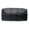 Keepall Bandouliere 45 Monogram Eclipse Duffle Bag in Coated Canvas, Silver hardware - Image 5