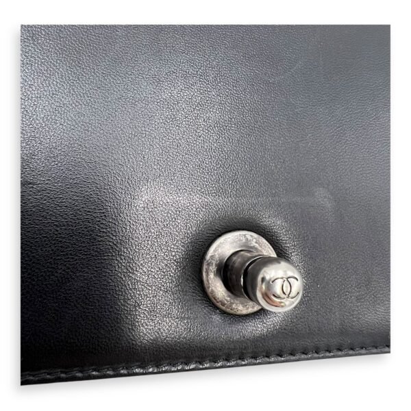 Boy Large Crossbody bag in Lambskin, Ruthenium Hardware - Image 9