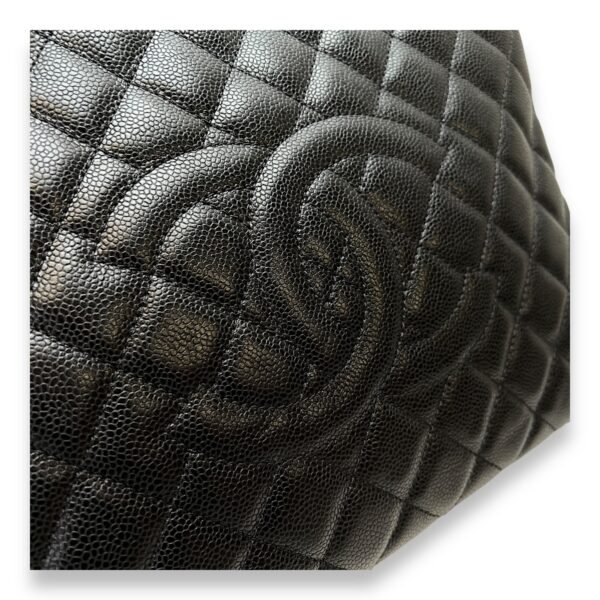 GST Black Shoulder Bag in Caviar Leather, Gold hardware - Image 6