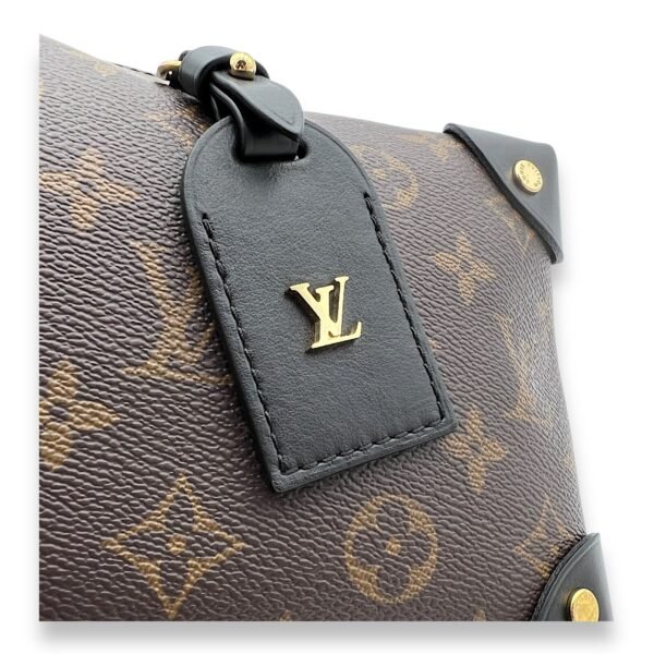 Malle Souple  Crossbody Bag Brown in Monogram Coated Canvas, Gold hardware - Image 6