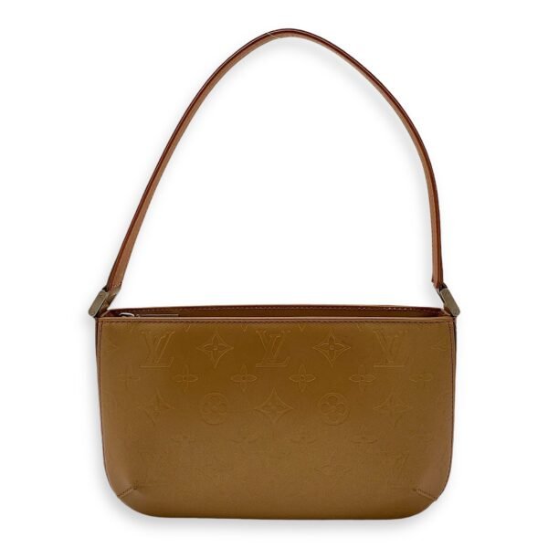 Mat Fowler Shoulder Bag Gold in Calfskin, Silver hardware - Image 2