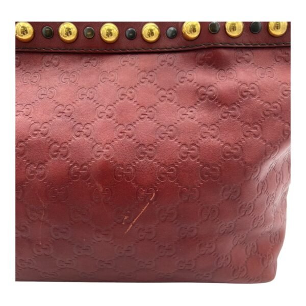 Babouska Tote Bag Red in Calfskin, Gold hardware - Image 6