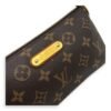 Milla Pouch MM Brown in Monogram Coated Canvas, Gold hardware - Image 6