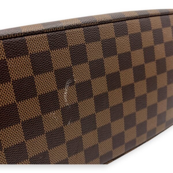 Kensington Top Handle Bag Brown in Coated Canvas, Gold hardware - Image 6