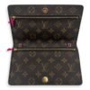 Christmas Animation Pochette Wallet On Chain Brown in Monogram Coated Canvas, Gold hardware - Image 6