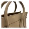 Luggage Top Handle Bag Mini Beige in Calfskin, Gold hardware - Image 6