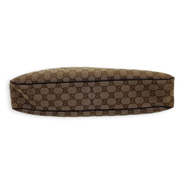 GG Shoulder Bag Brown in Canvas, Gold hardware - Image 5