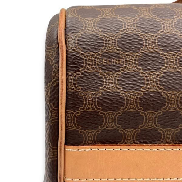 Macadam Tote Bag Brown in Coated Canvas, Gold hardware - Image 10