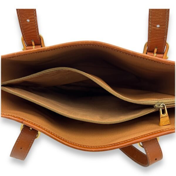 Macadam Tote Bag Brown in Coated Canvas, Gold hardware - Image 6