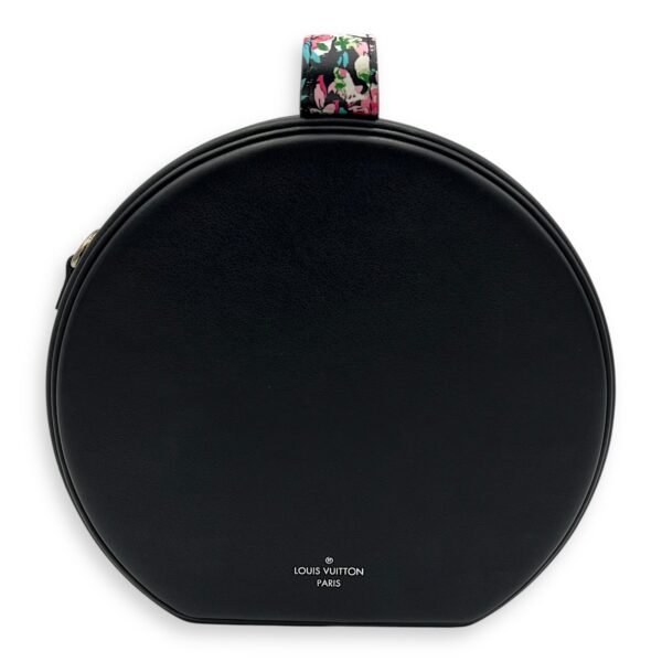 Floral Print Petite Boite Chapeau Multi-colour Crossbody Bag in Calfskin, Silver hardware - Image 2