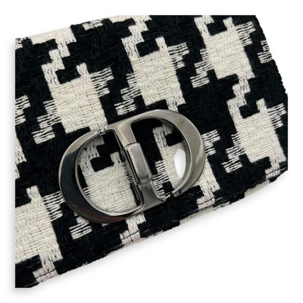 Caro Small Multi-colour Shoulder Bag in Tweed, Silver hardware - Image 7