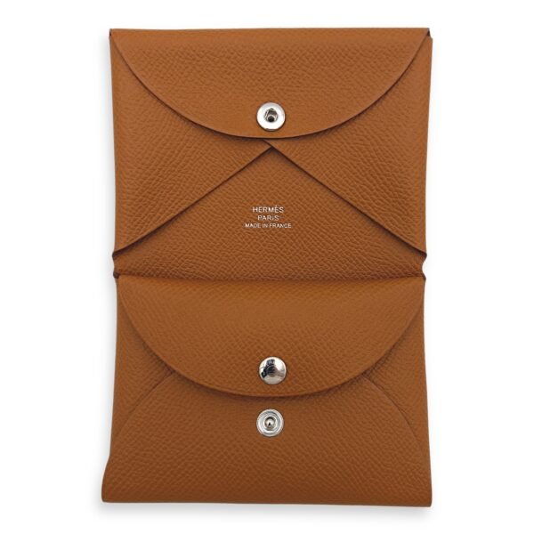 Calvi Duo Brown in Calfskin, Silver hardware - Image 6