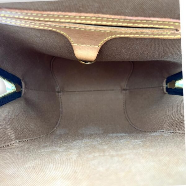 Ellipse Backpack Brown in Monogram Coated Canvas, Gold hardware - Image 6