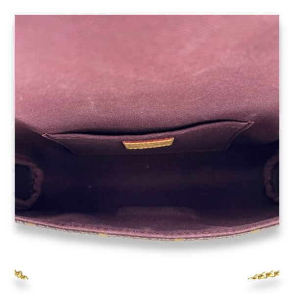 Favourite Crossbody Bag Brown in Monogram Coated Canvas, Gold hardware - Image 6