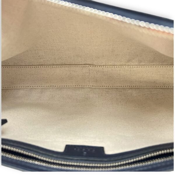 Attache Brown Shoulder Bag in Monogram Coated Canvas, Silver hardware - Image 6