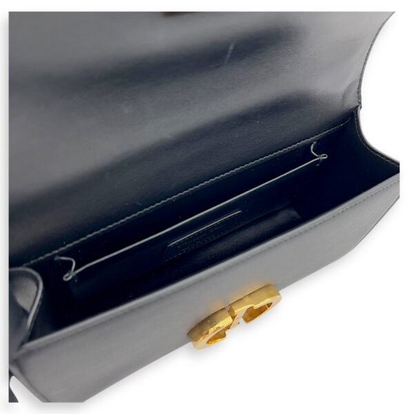 30 Montaigne East West Black Shoulder Bag in Calfskin, Gold hardware - Image 6