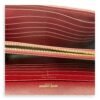 Cassandre Red Wallet On Chain in Calfskin, Gold hardware - Image 6