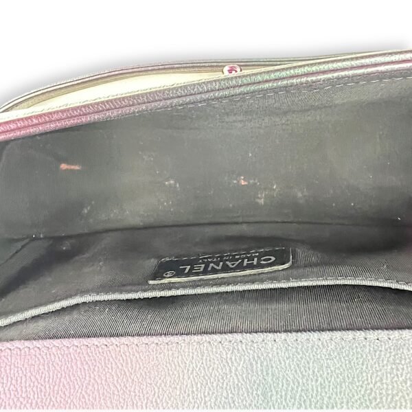 Boy Medium Iridescent Shoulder Bag in Goat Leather, Iridescent hardware - Image 6
