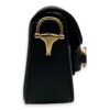 Horsebit 1955 Wallet On Chain Black in Calfskin, Gold hardware - Image 4