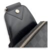 Avenue Belt Bag Black in Coated Canvas, Silver hardware - Image 7