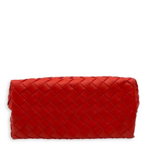 Andiamo Top Handle Bag Small Orange in Calfskin, Gold hardware - Image 5
