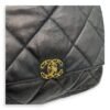 C19 Maxi Black Shoulder Bag in Lambskin, Mixed hardware - Image 10