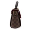 Croisette Top Handle Bag BB Brown in Coated Canvas, Gold hardware - Image 6