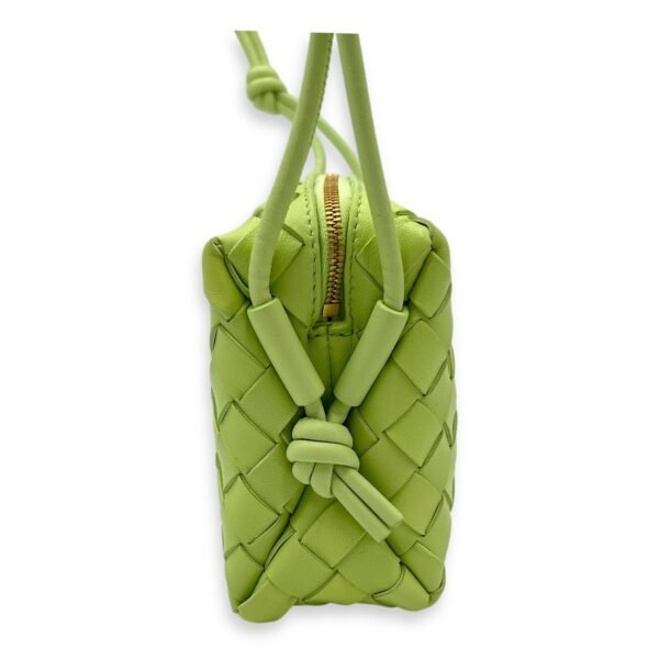 Loop Intrecciato Shoulder Bag in Lambskin, Gold hardware - Image 4