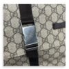 GG Supreme Messenger Brown in Coated Canvas, Silver hardware - Image 9