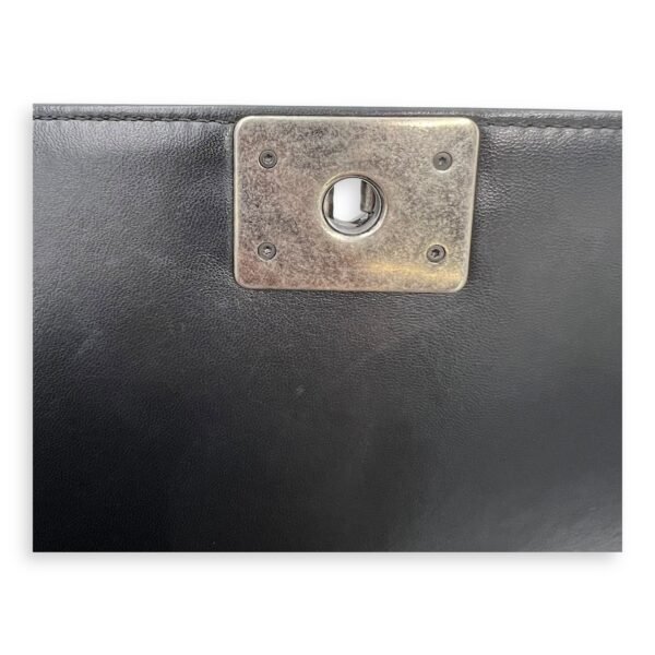 Boy Large Crossbody bag in Lambskin, Ruthenium Hardware - Image 7