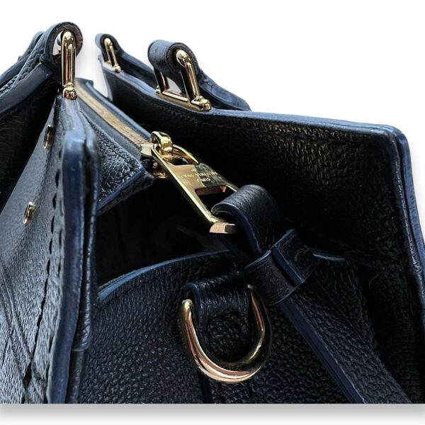 Sully PM Black Top Handle Bag in Monogram Empreinte Leather, Gold hardware - Image 7