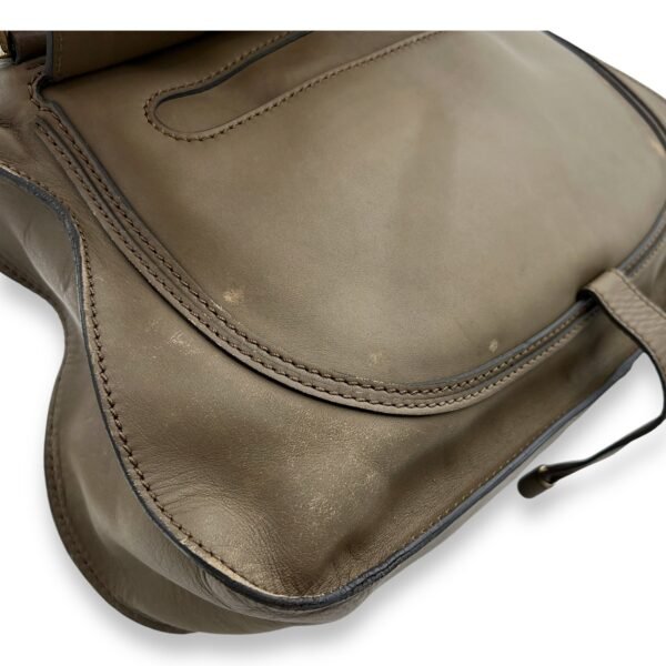 Marcie Shoulder Bag Grey in Calfskin, Light Gold hardware - Image 7