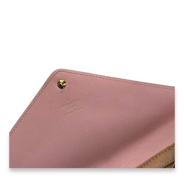 Kirigami Pouch Brown in Monogram Coated Canvas, Gold hardware - Image 7